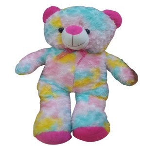 Multicolor Rainbow Colorful Teddy Bear for Girls - Multicolor - Unisex - Pack of 1- 2 Feet - 90CM