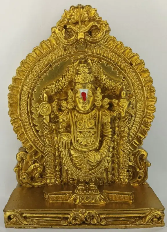 TIRUPATHI BALAI/Vishnu/SRI VENKATESWARA/SRI VARI/PERUMAL 10 CM HEIGHT