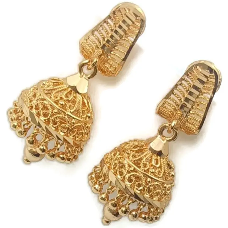 Micro plated earring jhumka (jimiki)