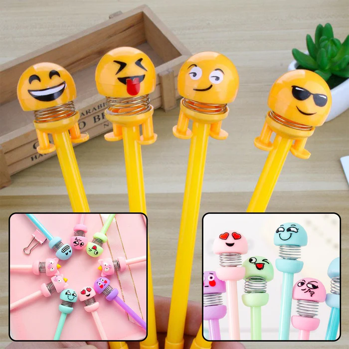 Cute Emoji Pens & Pencils: for School, Home & Play