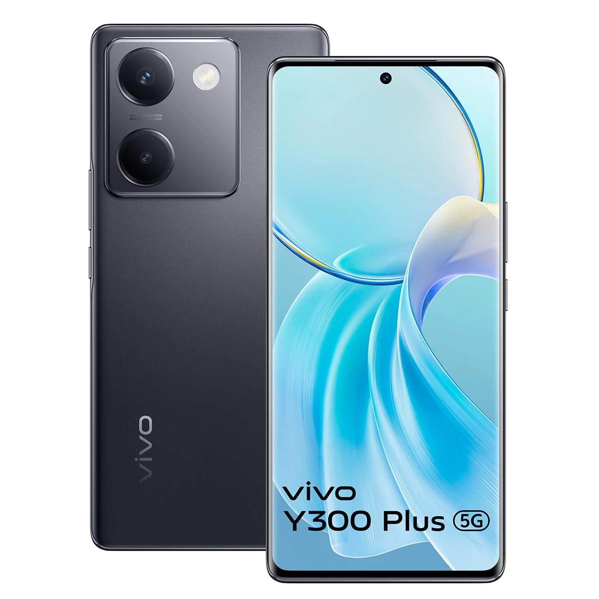 Vivo Y300 Plus 5G (Silk Black, 8GB RAM, 128GB Storage) – Powerful 5G Smartphone with Stylish Design, High Performance, and Ample Storage