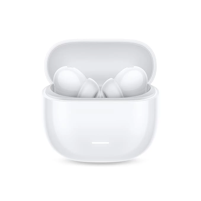 REDMI Buds 5C Earbuds, 40dB Hybrid ANC TWS, 4 Mic, 5 EQ Profiles, 36hrs Playtime Bluetooth (Bass White, True Wireless)