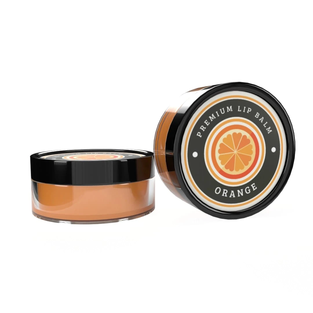 Doris Jewels Orange Lip Balm - Hydrating & Soothing Lip Care for Dry, Chapped Lips