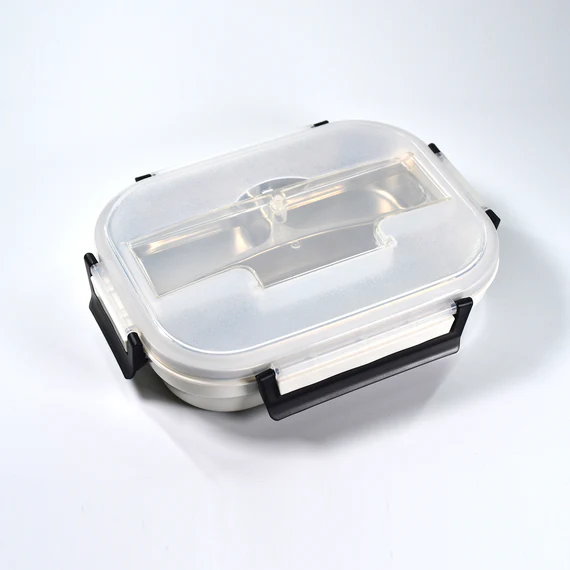 3-Compartment Lunch Box - Perfect for Kids & Adults