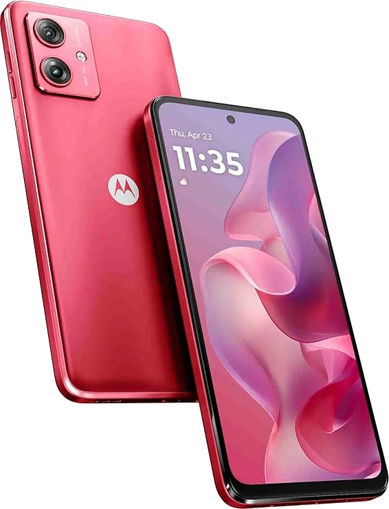 Motorola G64 5G Smartphone | Red Berry | 12GB RAM, 256GB Storage | Upto 24GB RAM with RAM Boost | 50MP (OIS) + 8MP | 16MP Front Camera | MediaTek Dimensity 7025 Processor | 6000 mAh Battery