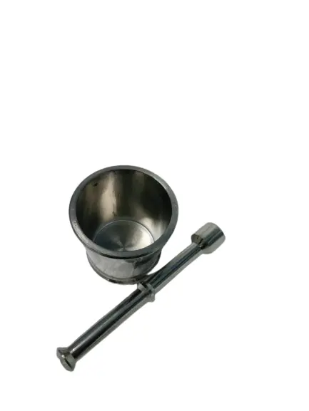 Simsnura Stainless Steel Mortar and Pestle Set okhli and musal Set Mortar & Pestle Set for Kitchen Khal Batta/Mortar & Pastel/Imam Okhli/Musal/Kitchen/ Spice Mixer Pack of 1