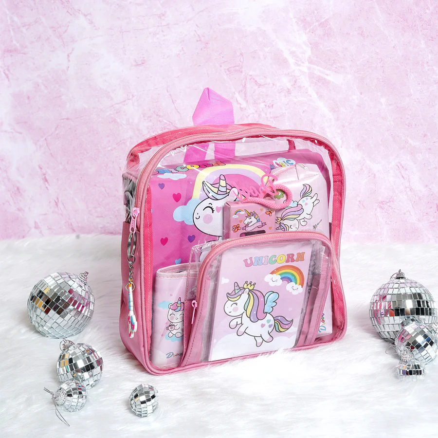 Ilearnngrow 11 in one bag stationery kit Unicorn