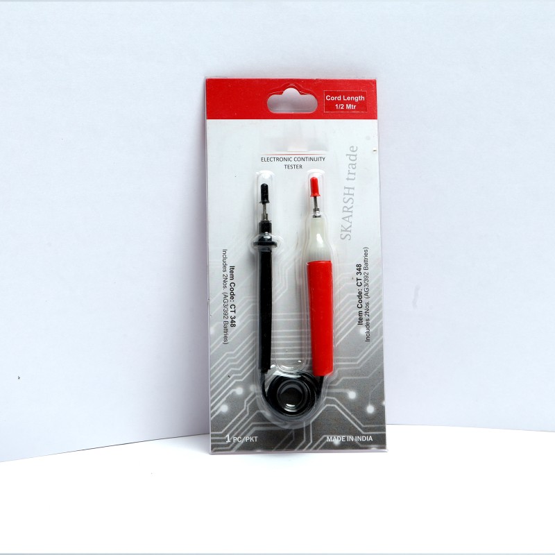 SKARSH Plastic 0.5 m Wire Continuity Tester (Red and Black)