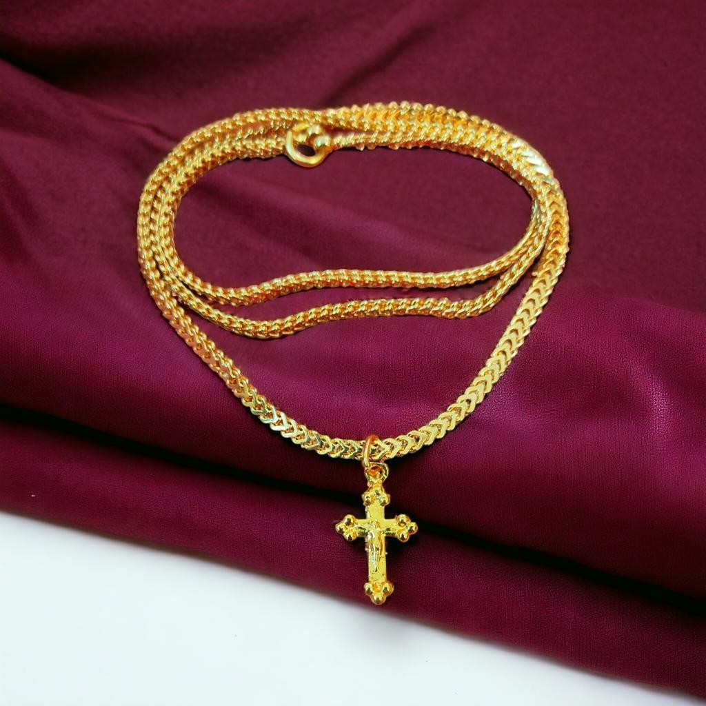 Traditional Christian Dollar Chain 24 Inch