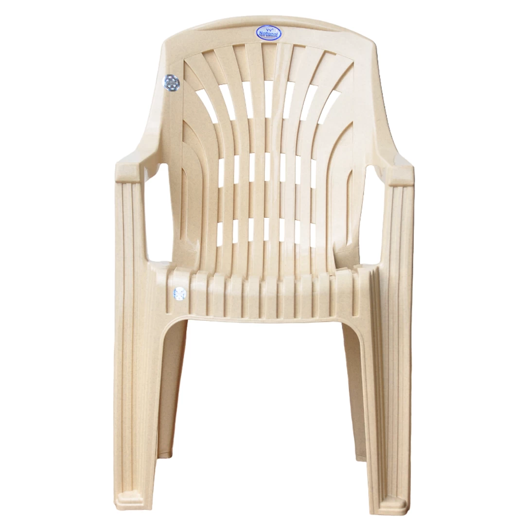 Vista Sandal Look Plastic Outdoor Chair - Lightweight, Durable, Weather-Resistant