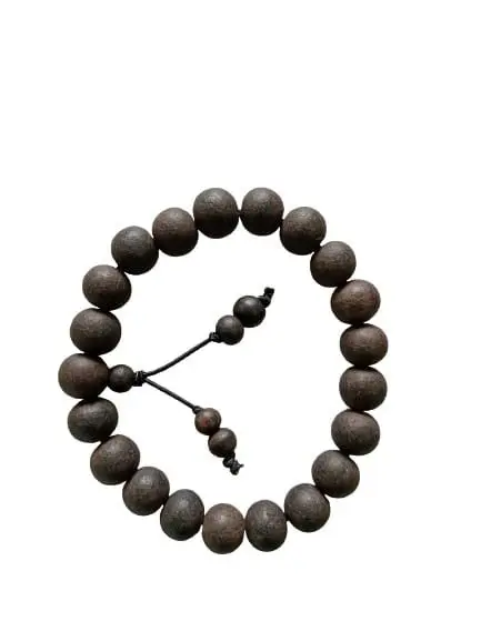 Karungali Bracelet ( Ebony Wood) - 8 mm Beads, 27 nos, Inner Diameter 3.5cm (1 Piece)