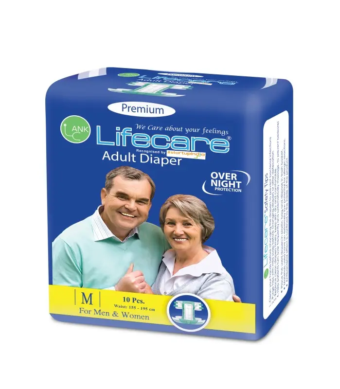 ANK Lifecare Adult Diaper - Medium | Extra Absorbent Adult Diapers with Leak Guards