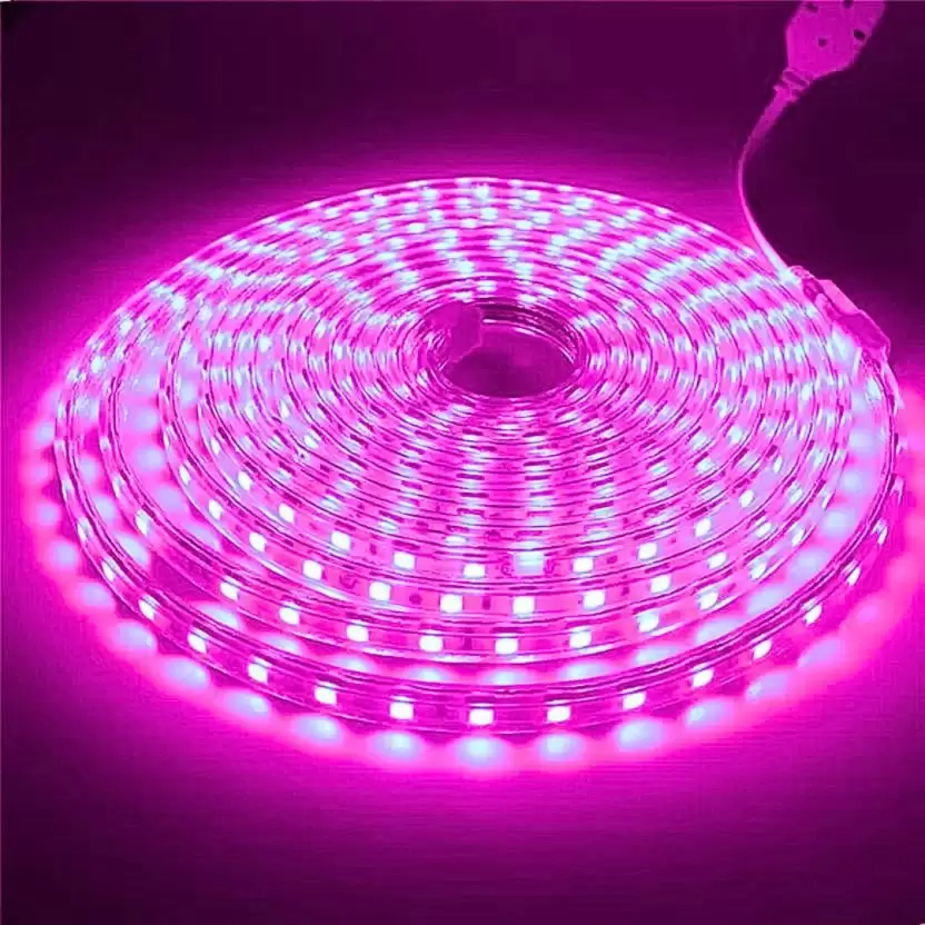 5M Pink LED Strip Light - Non-Waterproof (Easy Install) with Adapter