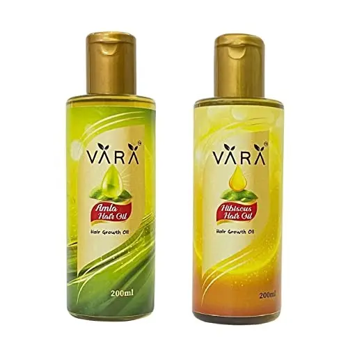 VARA Amla & Hibiscus Hair Oil 100% Cold Pressed & Naturally Processed Hair Oil, Each (100ml)