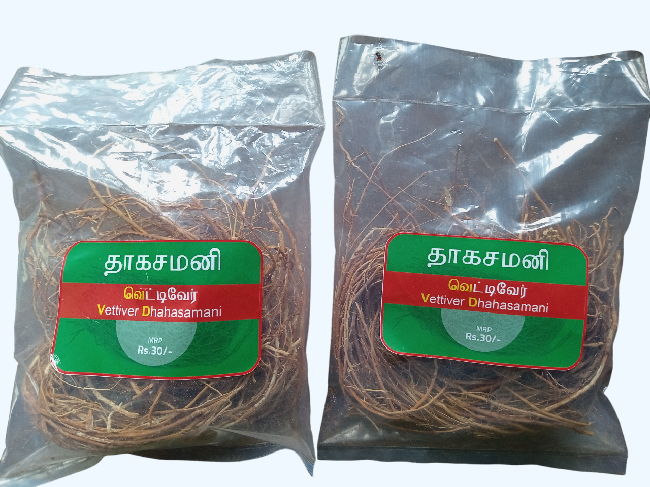 Vetiver Root for Water pot and Pooja Combo Pack of 2 (30gms)