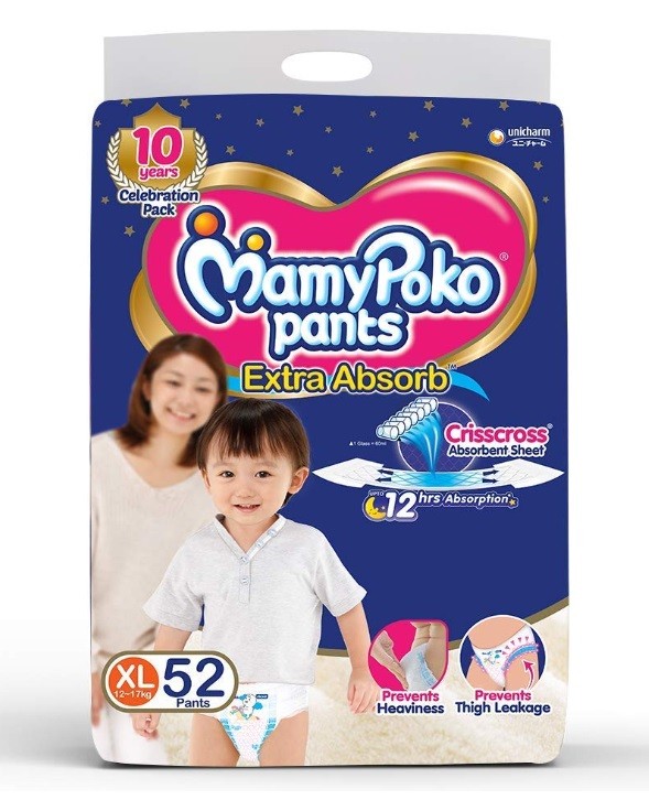 Buy MamyPoko Pants Extra Absorb Baby Diapers, New Born/X-Small (NB/XS), 114  Count, Upto 5kg Online at Best Prices in India - JioMart.