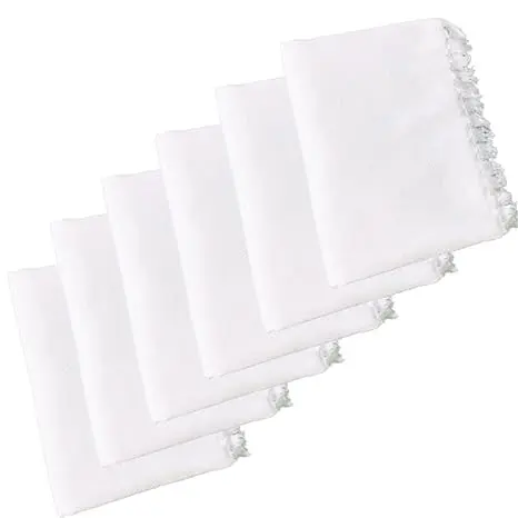 Fassify® 100% Cotton Premium White Bath Towel (Jacquard) for Men, Women and Kids(400gsm) Suitable for Bath, Travel, Hotel, Spa, Gym, Yoga, Saloon, Sports Pack of 6 pcs White Color (30x60inch)