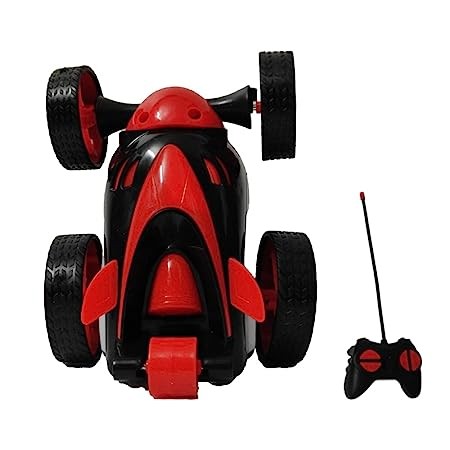 Nathans Global Remote Control Car RC Stunt Car 360°Rotating Rolling Radio Control Electric Race Car Boys Toys Kids Gifts Light MultiColour