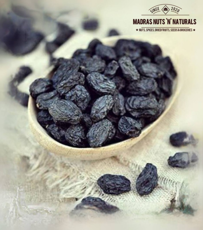 Premium Seedless Black Raisins Kishmish (250 g)