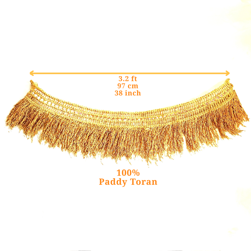 GOODSELITE EXPORTS AND IMPORTS Unleashed Paddy Grains Toran (Paddy Toran Length-100 cm)