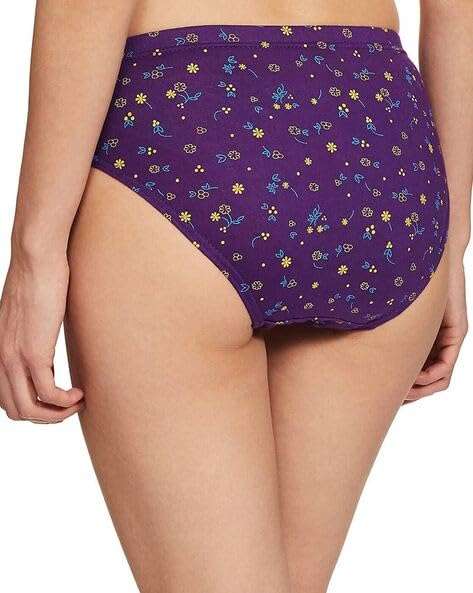Women's Cotton Printed Panty Comfortable and Colorful Combo - Pack