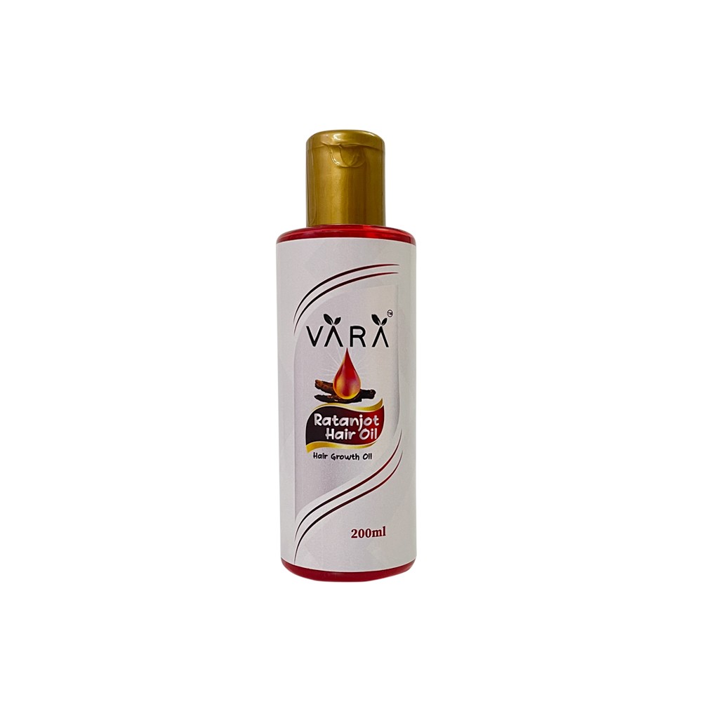 VARA Ratanjot Hair Oil - 100% Vitamin E Enriched Natural Hair Growth Oil 200ml - Pack of (01)