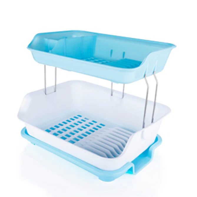 Kitchen Sink Dish Drainer: 2-tier Dish Rack