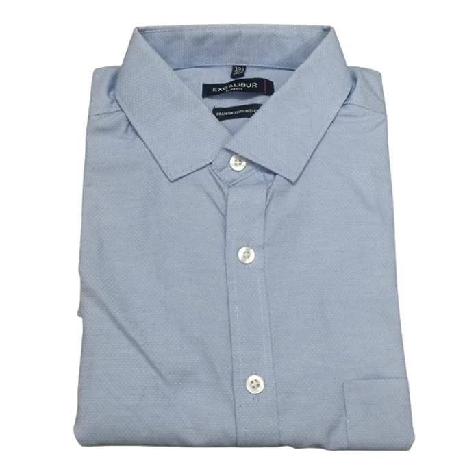 MK Fashion Men's Full Sleeves Regular Fit Shirt/Men Large Size Cotton Plain Shirt Light Violet