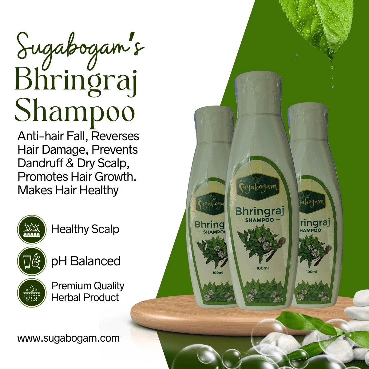 Bhringiraj Shampoo - 100ml