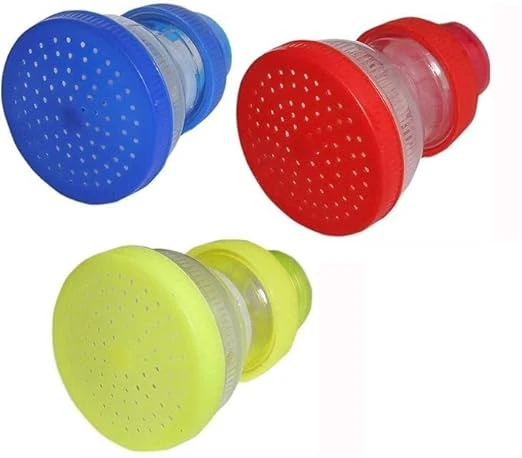 NV THULIGAL Water Softner Filter/Tap Shower Sprinkler head/Direct Ration Kitchen and Bathroom Tap Sprinkler Plastic Shower Head Multicolour SMALL[ PACK OF 3]