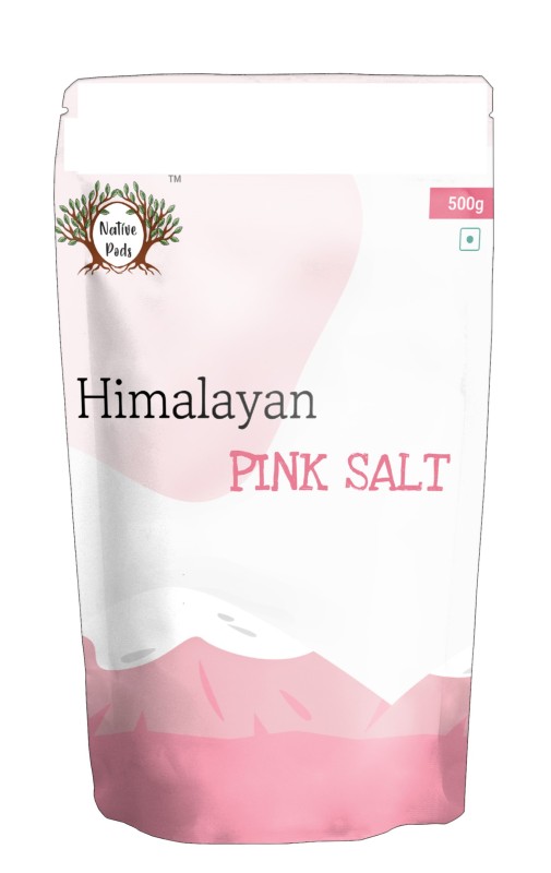 Native Pods Himalayan Pink Salt 500gm - Non-Iodized for Weight Loss & Healthy Cooking 