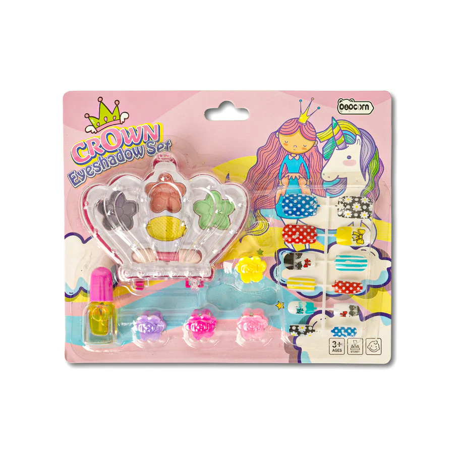 Ilearnngrow Crown eyeshadow n nail kit