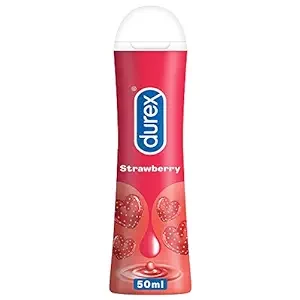 Durex Play Lubricant Gel | Saucy Strawberry for Intense Pleasure | 50ml