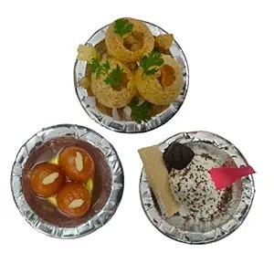 Silver Coated Paper Bowl Thonnai Donas Disposable