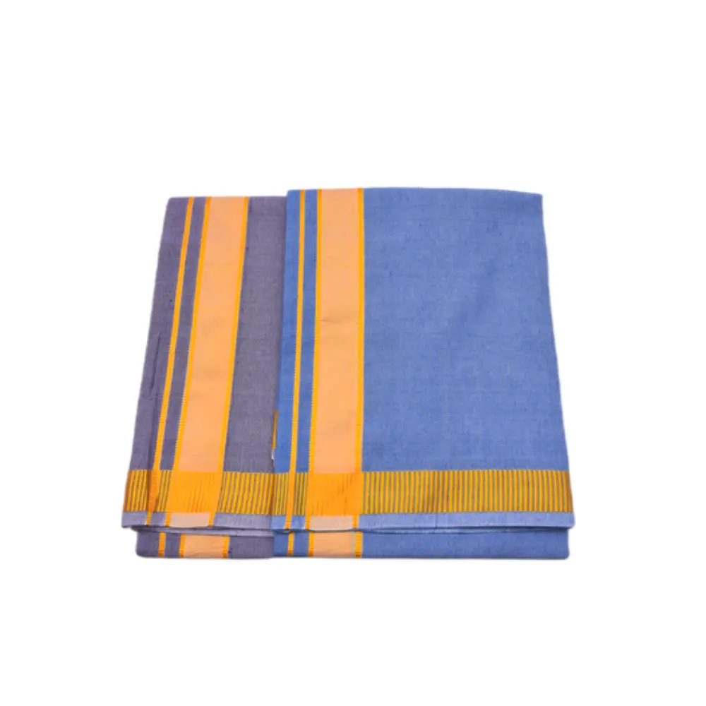 Men’s Cotton Dhoti - 100% Cotton Lungies for Men (Multicolour)