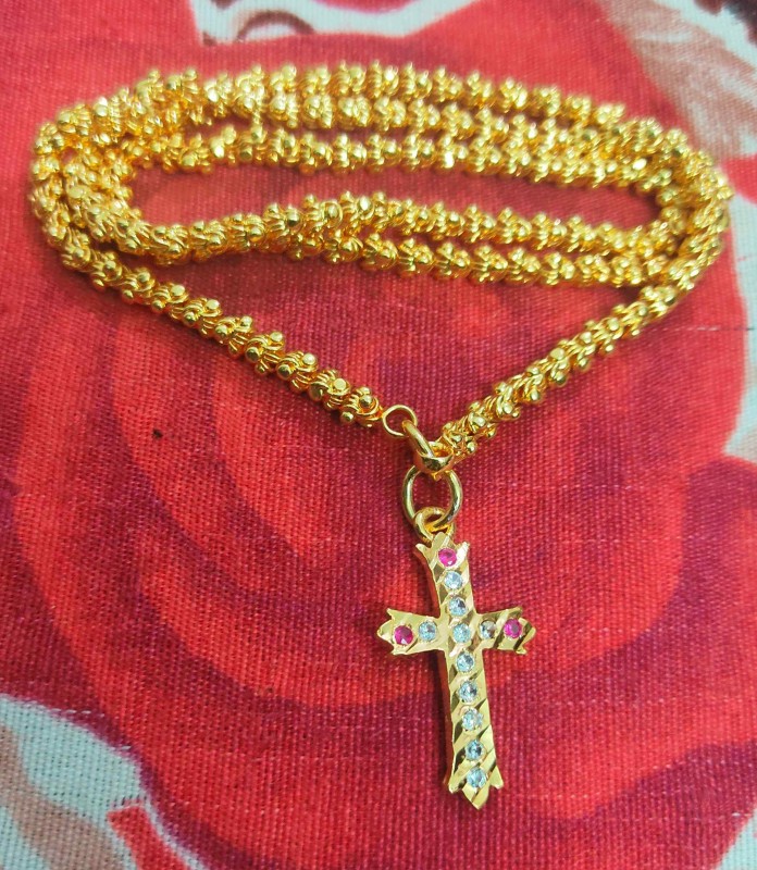 Traditional Impon Christian Dollar Chain 24 Inch for Men &Womens