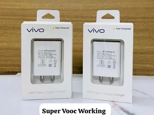 Vivo Original 44W Flash Charging Adapter | Fast & Safe Power Delivery