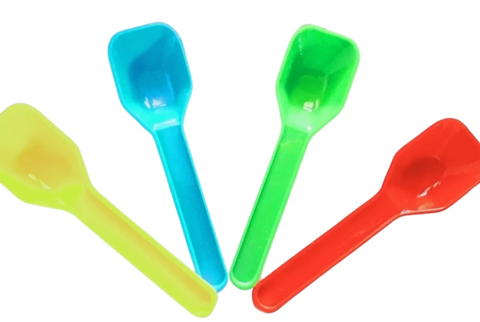 Multicolour Plastic spoon (pack of 30)