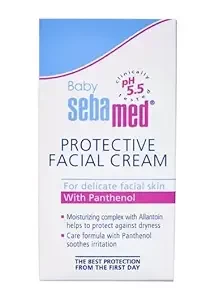 Sebamed Baby Protective Facial Cream-100 ml-pH 5.5 | Face Cream | Vitamin E for Soft Skin | Ideal for salivary rashes|