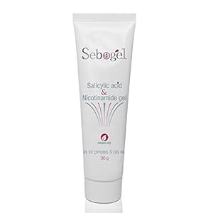 Sebogel Salicylic Acid & Nicotinamide Gel for Pimples and Oily Skin, 30gm