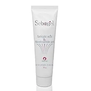 Sebogel Salicylic Acid & Nicotinamide Gel for Pimples and Oily Skin, 30gm