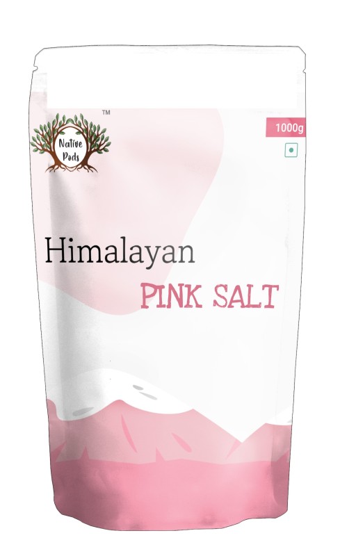 Native Pods Himalayan Pink Salt 1Kg - Non-Iodized for Weight Loss & Healthy Cooking 