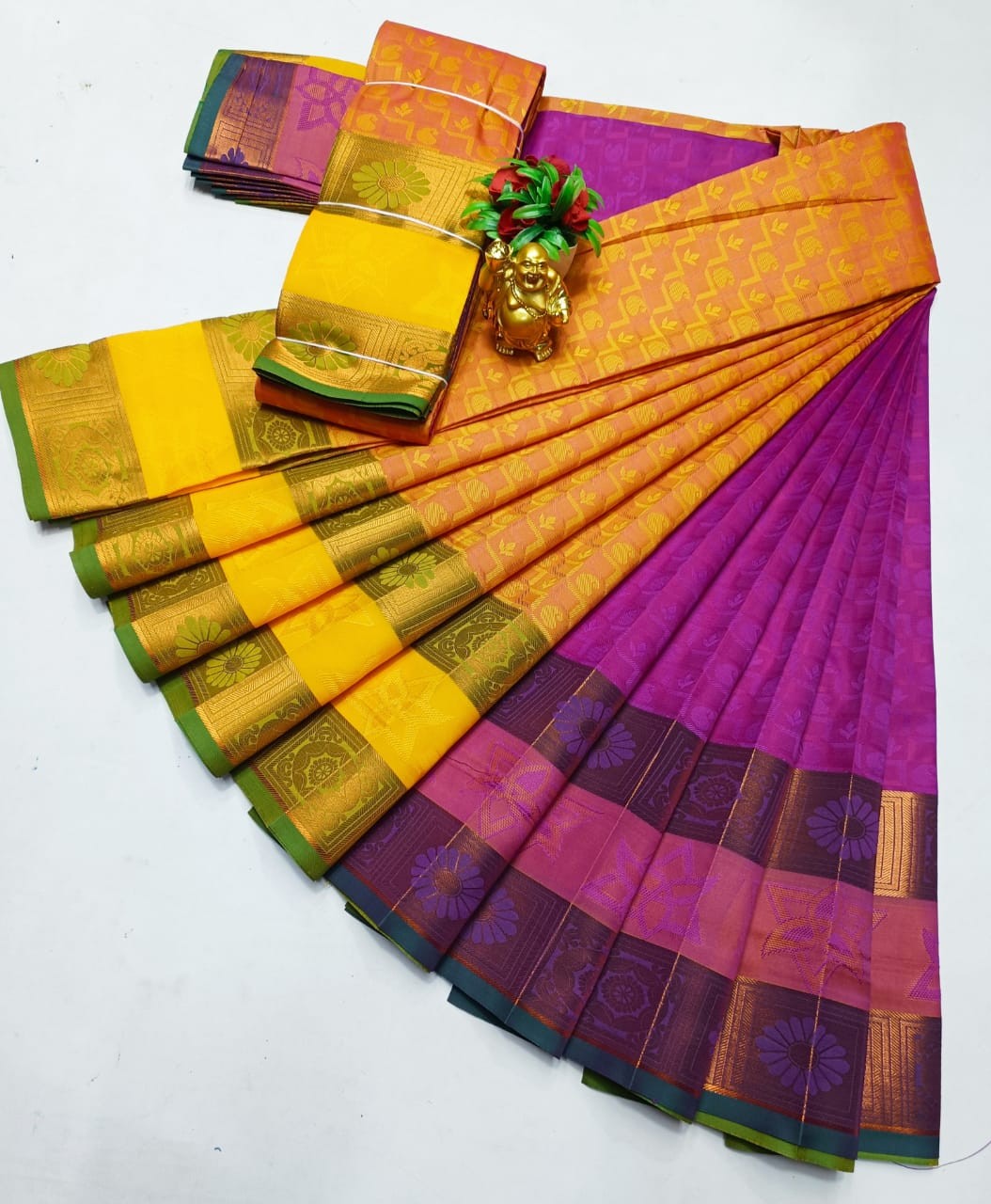 3D Embossed Saree