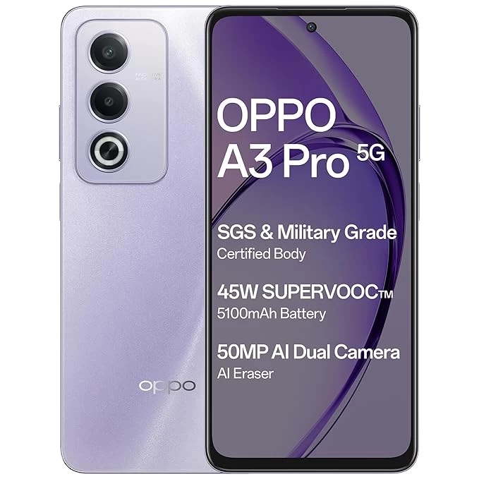 Oppo A3pro 5g Mobile 8gb/256gb Moonlit Purple