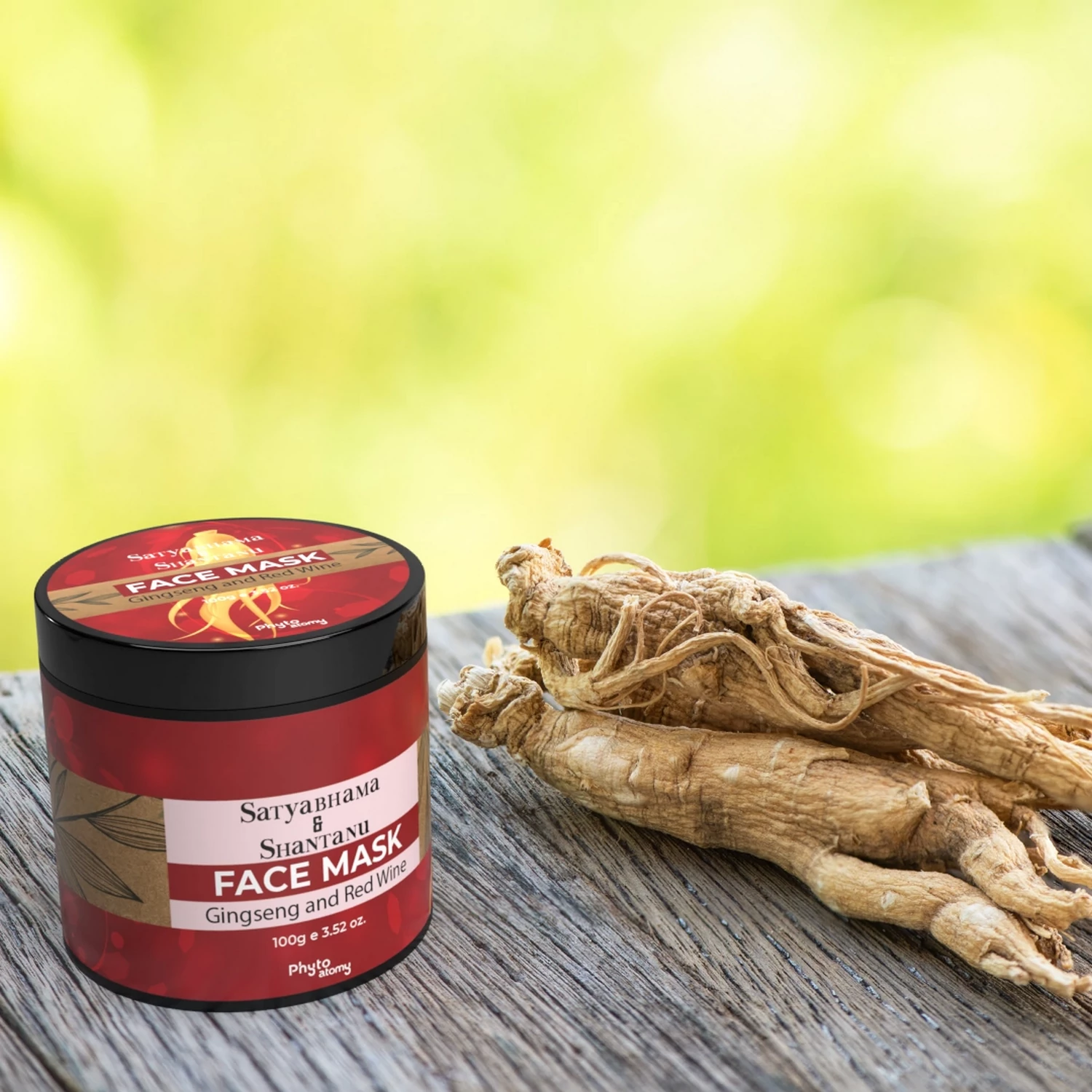 Ginseng Face Mask – Hydrating & Brightening Facial Treatment