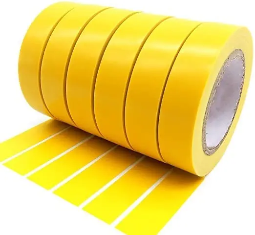 NV THULIGAL Self Adhesive PVC Electrical Insulation Tape YELLOW 5 NOS (16mmx7mx0.125mm) -YELLOW  TAPE 5 NOS