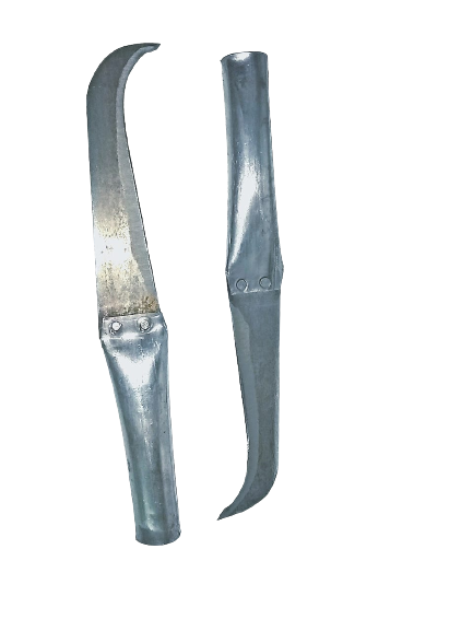 Iron Leaf Knife - Handmade Kitchen Knife - Urukku Kathi - Kerala Knife - Knife with Wooden Handle - Knife for Vegetable Cutting(valivu) – Multipurpose(10 inch) - Pack of 2