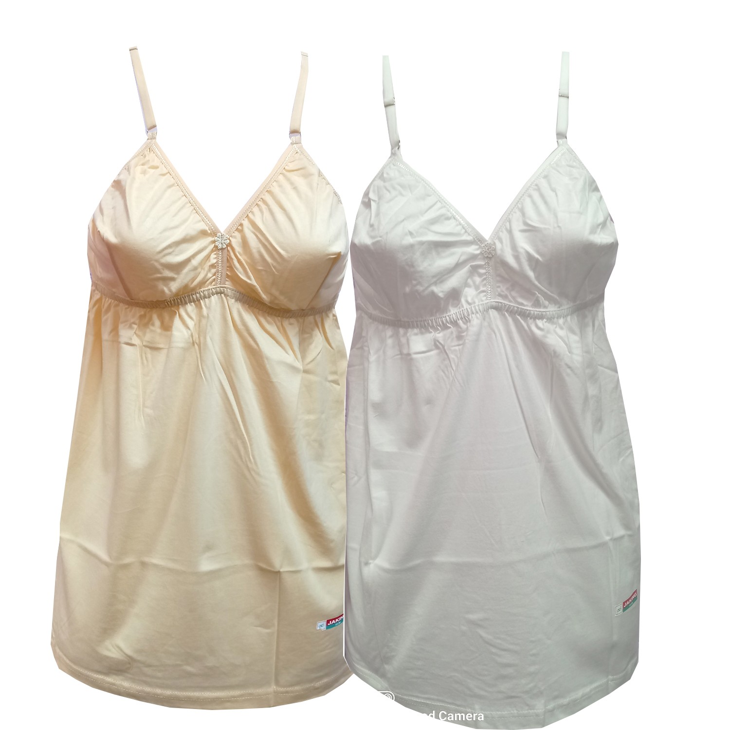 Slips For Women Premium Quality Camisole Bra Slips, Regular Fit(Pack Of 2)