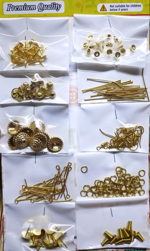 Kundans Beads or Kundan Stone or Rhinestone for Art & Craft, Jewellery Making, Bangles, Embroidery & DIY Works (Jewellery Making kit)