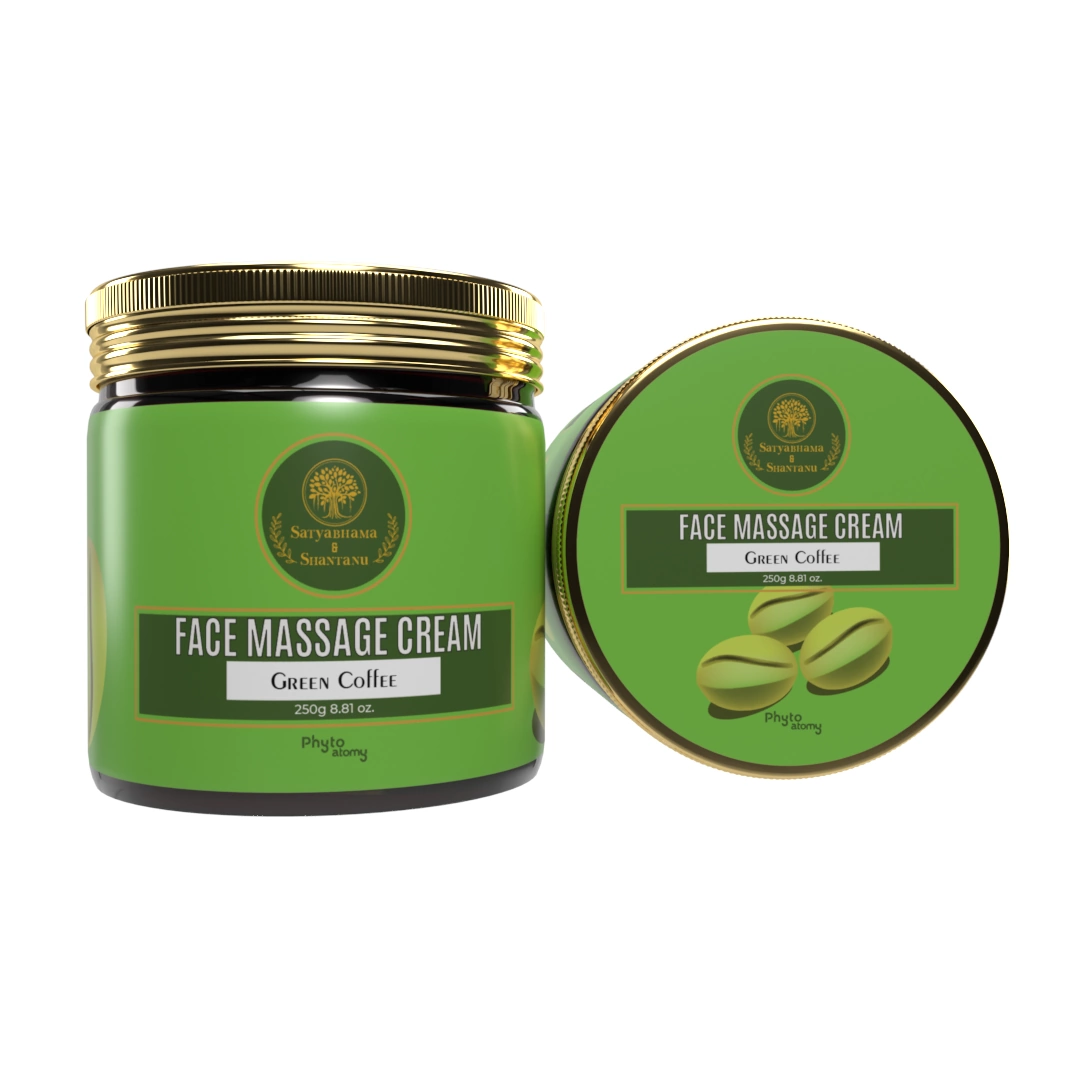 Green Coffee Face Massage Cream | 250g for Glowing & Revitalized Skin